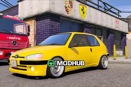 Peugeot 106 2000 ADD on GTA 5 Vehicle Mod — 5