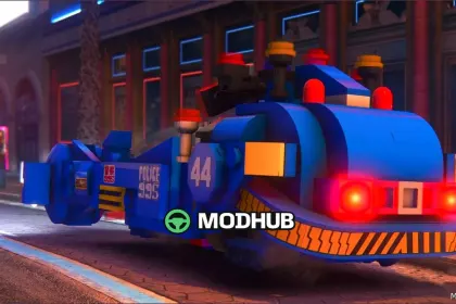 Lego Car “blade Runner Spinner” GTA 5 Vehicle Mod — 2