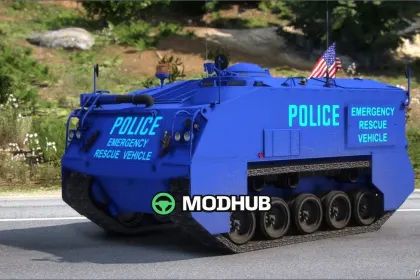 1952 M75 Armored Personnel Carrier Animated Vehfunc Legacy GTA 5 Vehicle Mod