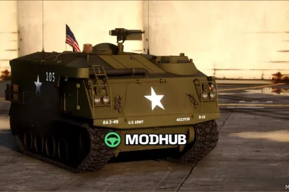 1952 M75 Armored Personnel Carrier Animated Vehfunc Legacy GTA 5 Vehicle Mod — 3