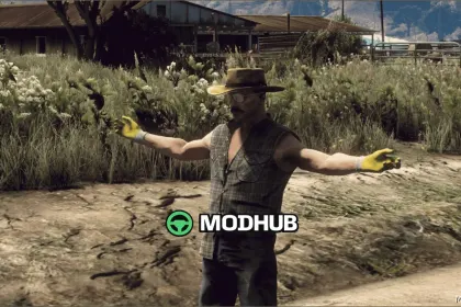 DRY Creek MP Male Cowboy HAT (singleplayer/fivem) GTA 5 Mod