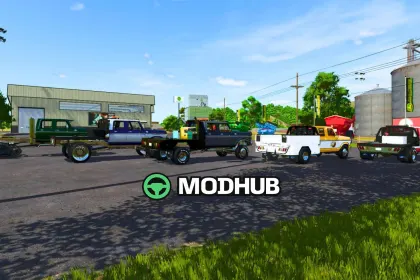 Мод на Автомобілі 1979 Ford F350 Crew Cab v1.0.0.1 для Фермер Симулятор 25 — 2