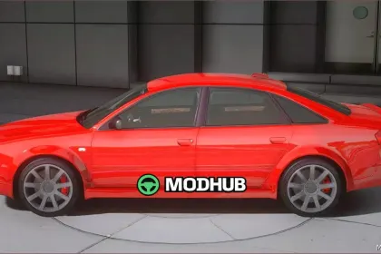 Audi RS6 C5: Спортивний та елегантний автомобільний мод