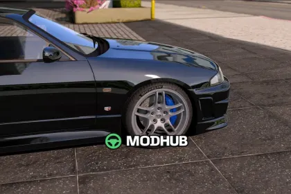 Wheel Nissan GT R R33 Replace GTA 5 Vehicle Mod