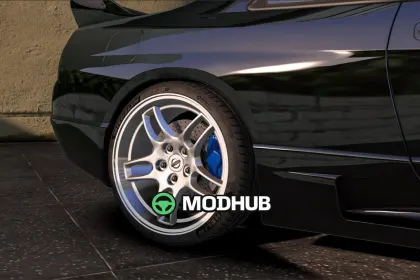 Wheel Nissan GT R R33 Replace GTA 5 Vehicle Mod — 4