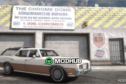Klassischer Oldsmobile Vista Cruiser 1972 – Stilvolles Add-on — 2