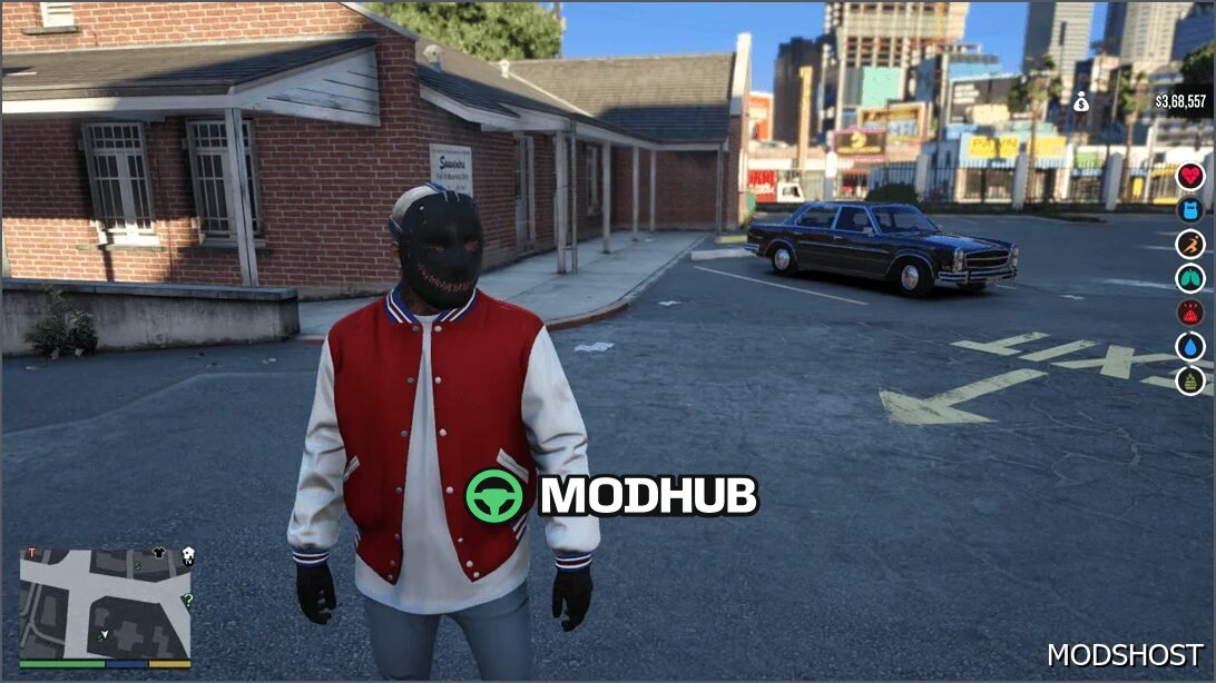 Franklin LED Purge Mask (intimidating style) SP GTA 5