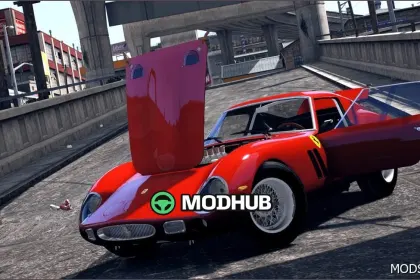 1962 Ferrari 250 GTO ADD on V1.2 GTA 5 Vehicle Mod — 3
