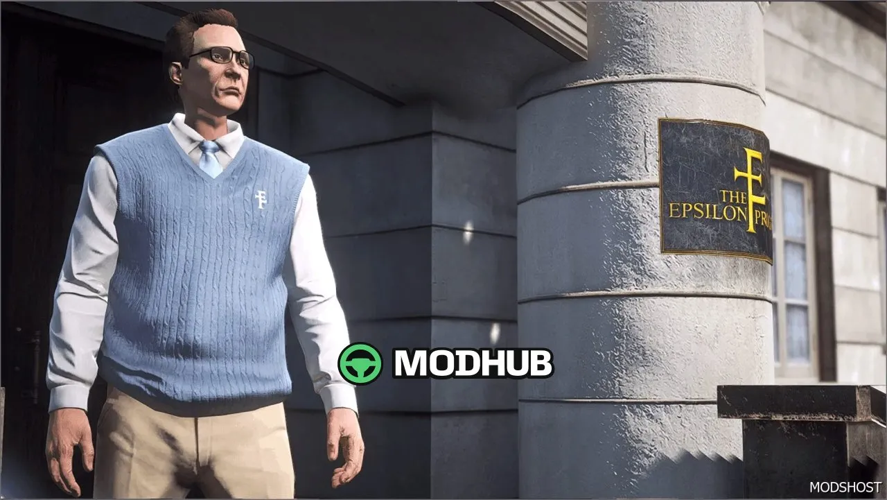 Epsilon Fleece MP Male Grand Theft Auto V Player Mod
