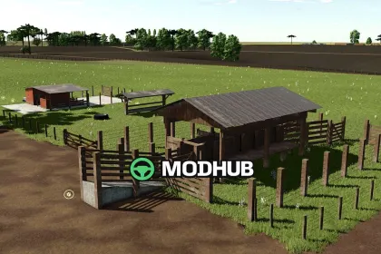 Мод на Тваринницькі загони Cow Pasture With Milking Barn для Фермер Симулятор 25 — 2