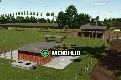Мод на Тваринницькі загони Cow Pasture With Milking Barn для Фермер Симулятор 25 — 4