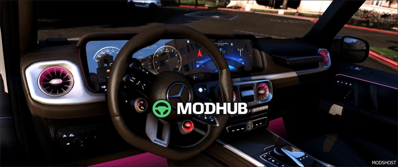 Mercedes Benz G550 2025 Animated | Vehfuncs V | Extras | ADD on V1.1 GTA 5 Vehicle Mod