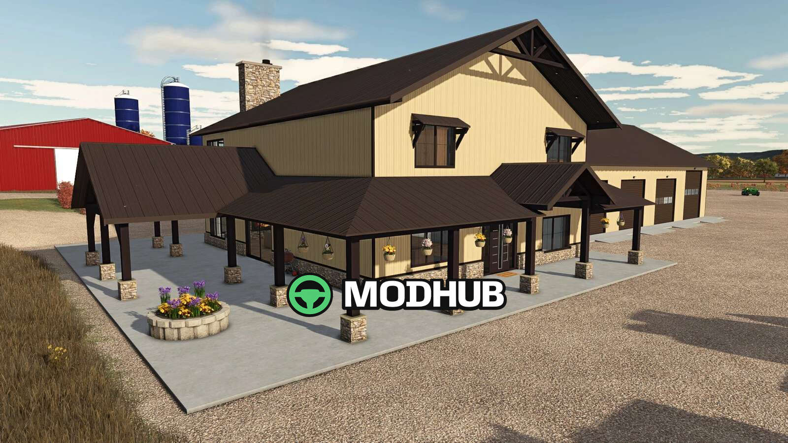Мод на Фермерські будинки BarnDom v1.0.0.0 для Фермер Симулятор 25
