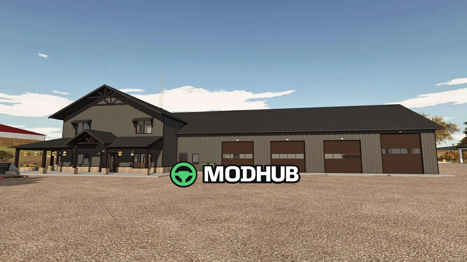 Мод на Фермерські будинки BarnDom v1.0.0.0 для Фермер Симулятор 25