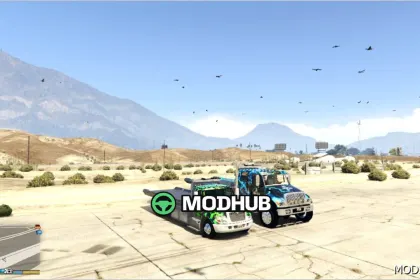 International Flatbed Abschleppwagen - stilvoll und leistungsstark