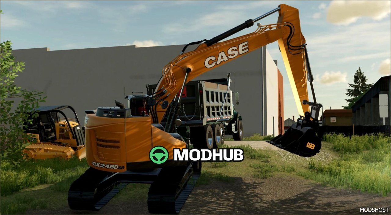 Вражаючий навантажувач Case / Link Belt 245 Farming Simulator 22