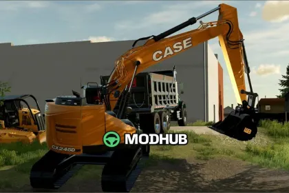 Вражаючий навантажувач Case / Link Belt 245 Farming Simulator 22 — 1