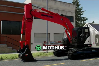 Вражаючий навантажувач Case / Link Belt 245 Farming Simulator 22 — 2