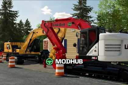 Вражаючий навантажувач Case / Link Belt 245 Farming Simulator 22 — 3