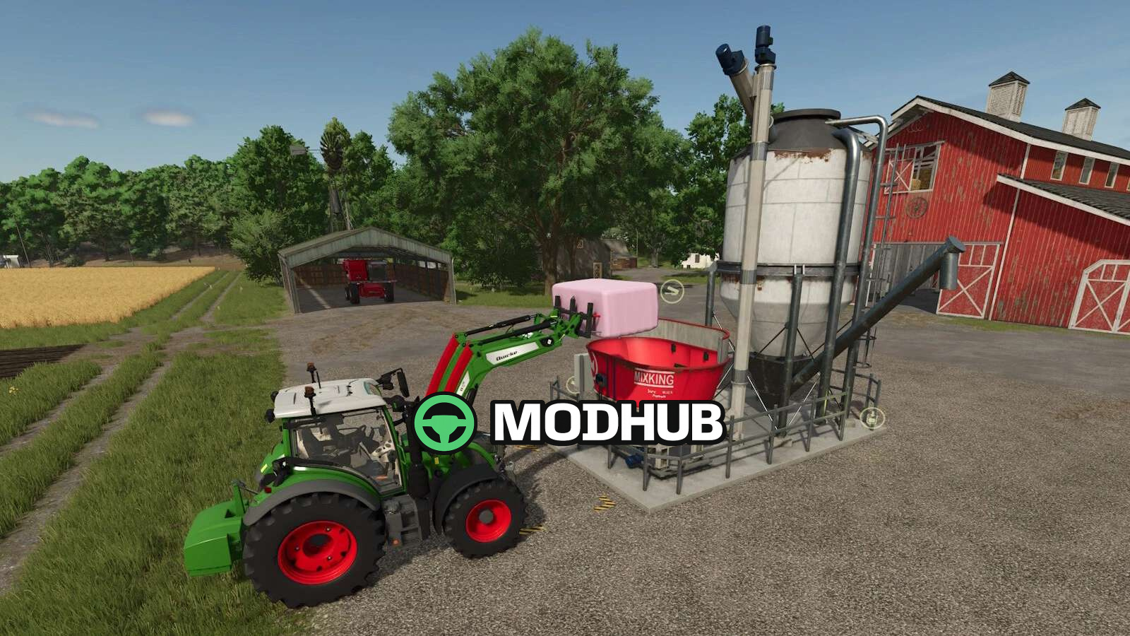 Mod für Produktionsobjekte Feedmixer v1000 für Farming Simulator 25