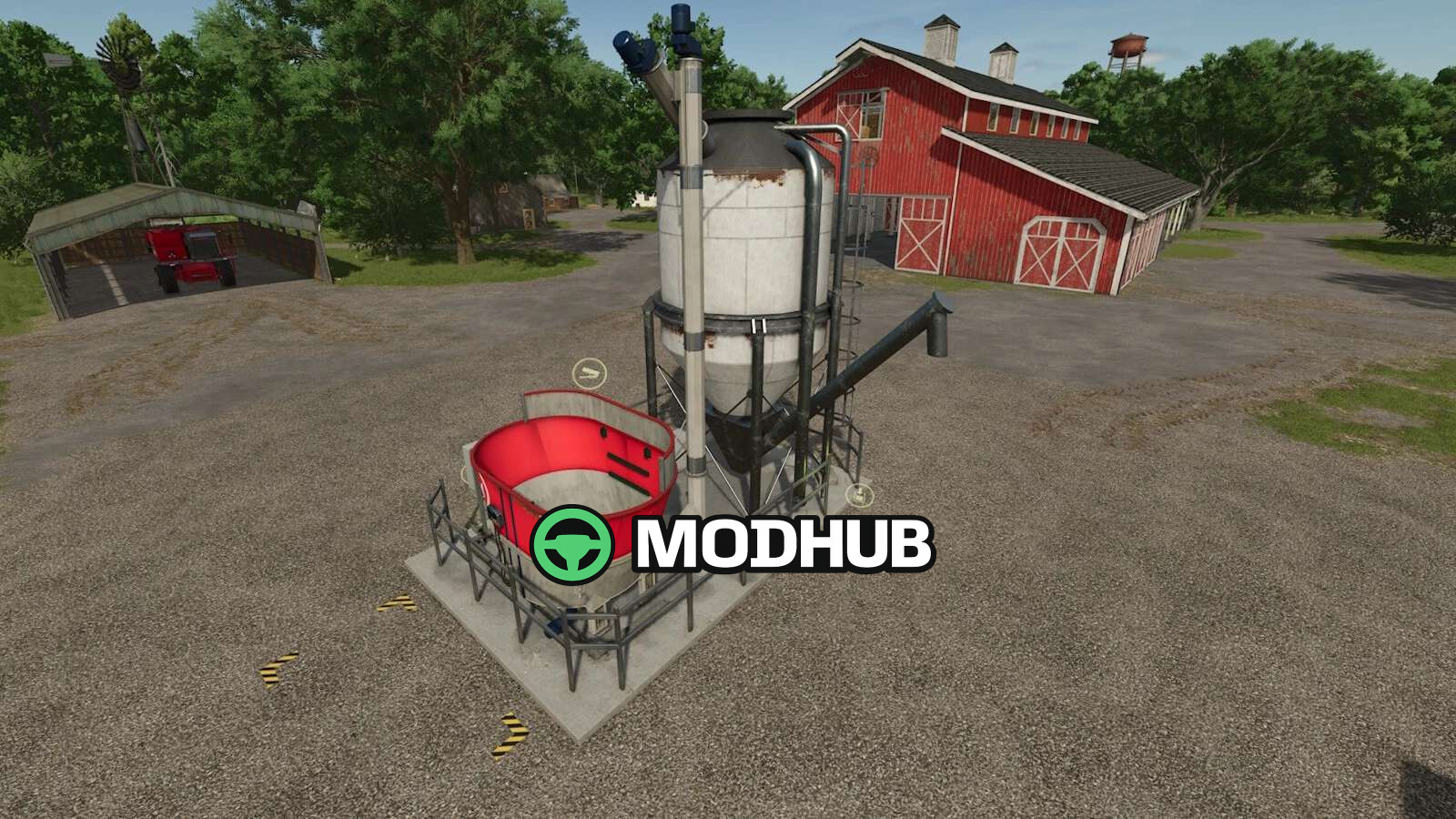 Mod für Produktionsobjekte Feedmixer v1000 für Farming Simulator 25