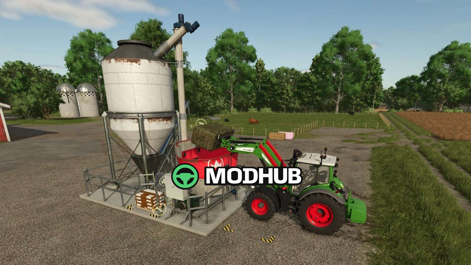 Mod für Produktionsobjekte Feedmixer v1000 für Farming Simulator 25