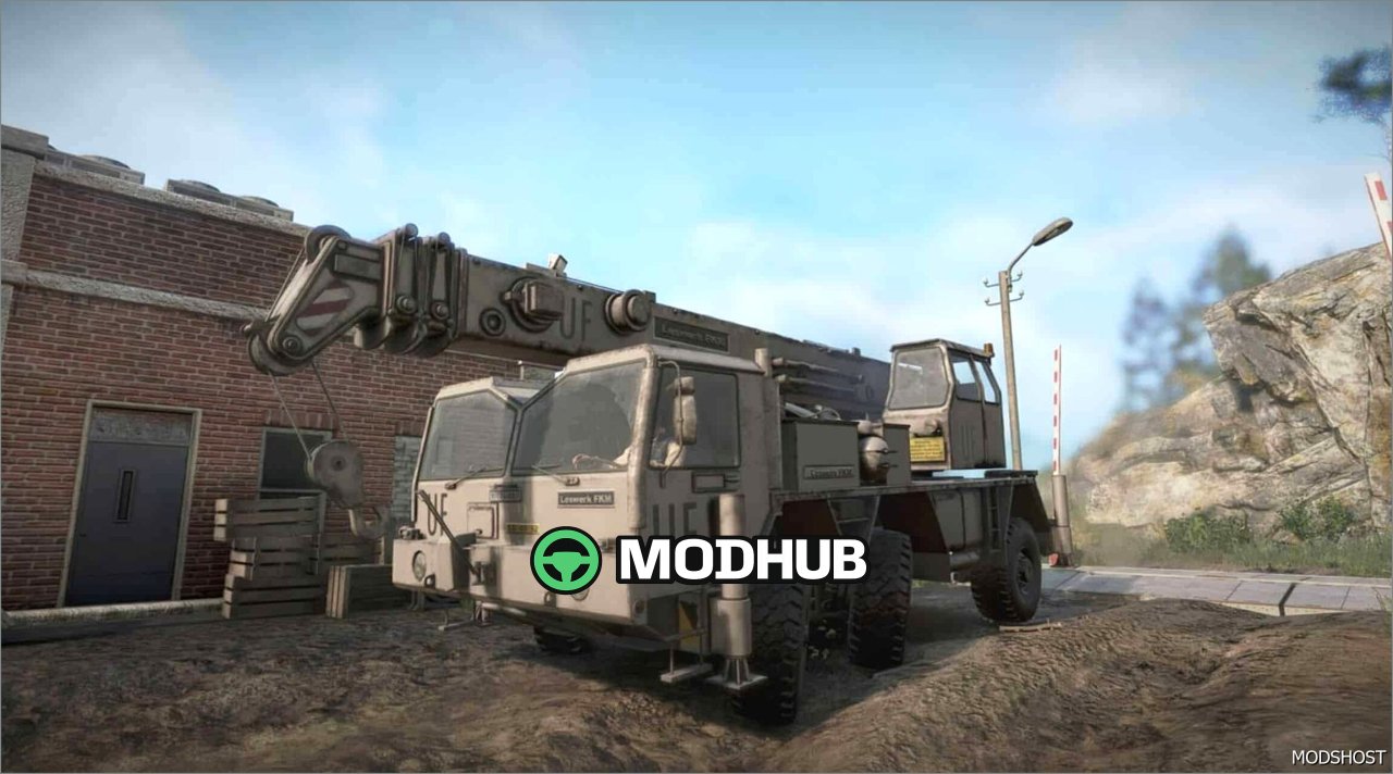 Z2 Leswerk FKM V0.1.1 - Imponujący wojskowy pojazd dźwigowy