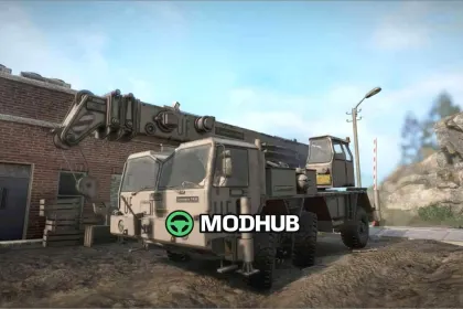 Z2 Leswerk FKM V0.1.1 - Imponujący wojskowy pojazd dźwigowy — 2