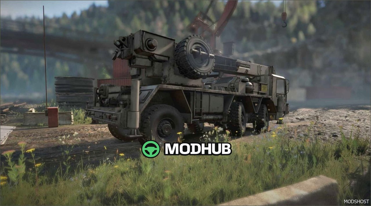 Z2 Leswerk FKM V0.1.1 - Imponujący wojskowy pojazd dźwigowy