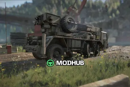 Z2 Leswerk FKM V0.1.1 - Imponujący wojskowy pojazd dźwigowy — 3