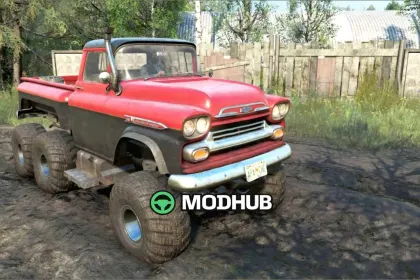 Чудовий Chevy Apache C V1.0.2 - Мод для SnowRunner