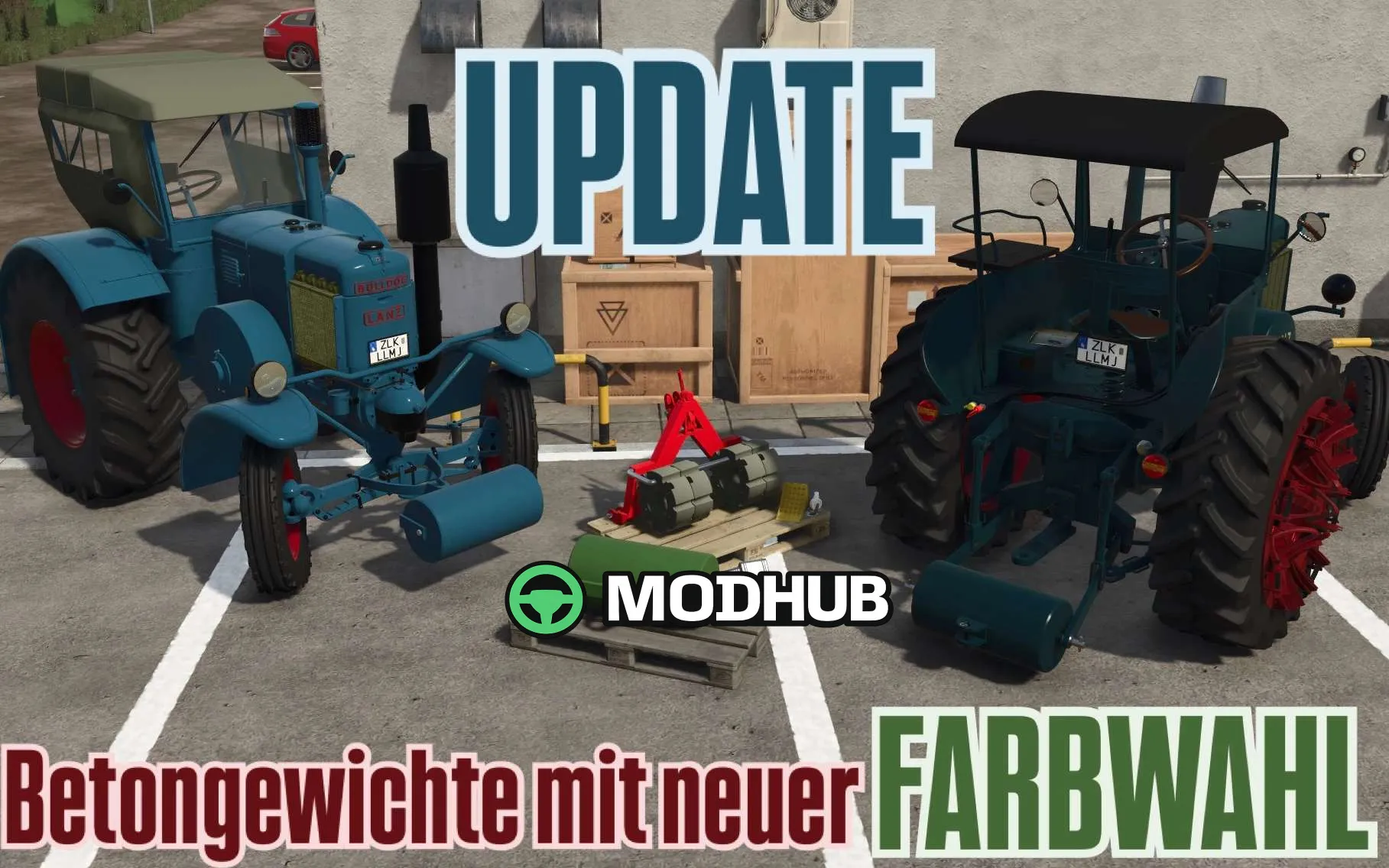 Мод на Передні противаги Front weights v1.0.0.1 для Фермер Симулятор 25