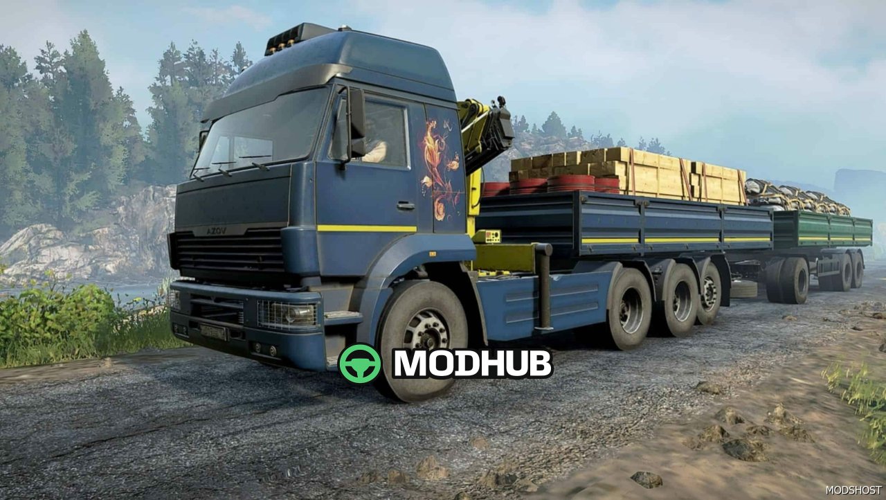 Азов 5000 8×4 – потужний та універсальний вантажівка V1.1