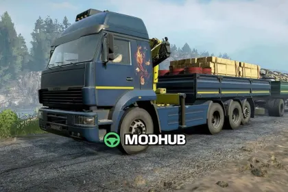 Азов 5000 8×4 – потужний та універсальний вантажівка V1.1