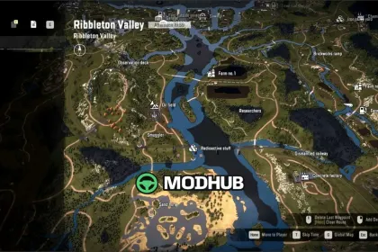 Карта Рібблетон Валі  – захоплююча мапа для SnowRunner