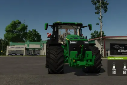 Ефективний Мод на Змінний Тиск Шин для Farming Simulator 25 — 2