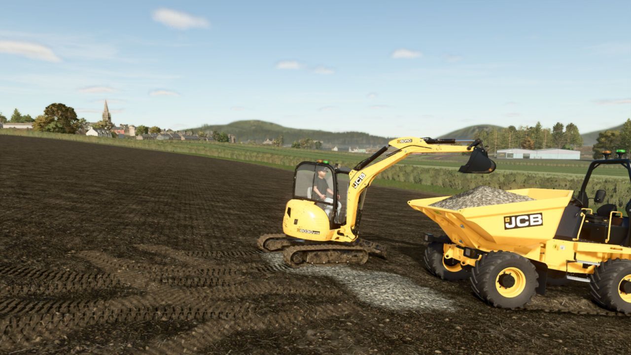 Ефективний Міні Екскаватор JCB 8030 ZTS для Farming Simulator 25