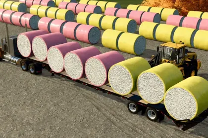 Ефективний Причіп ule 8 Express Cotton для Farming Simulator 25 — 3