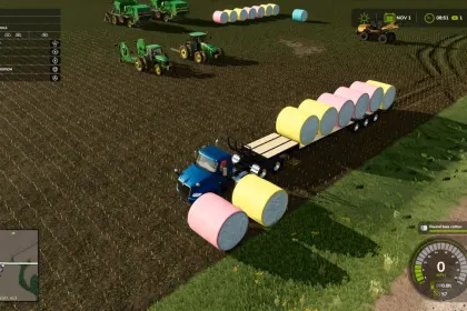 Ефективний Причіп ule 8 Express Cotton для Farming Simulator 25 — 4