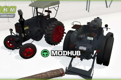 Мод на Трактори LanzBulldogHR8 Beta lsoldtimer для Фермер Симулятор 25