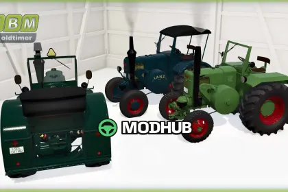 Мод на Трактори LanzBulldogHR8 Beta lsoldtimer для Фермер Симулятор 25