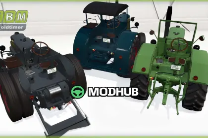 Мод на Трактори LanzBulldogHR8 Beta lsoldtimer для Фермер Симулятор 25