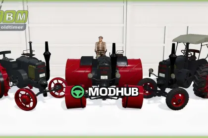 Мод на Трактори LanzBulldogHR8 Beta lsoldtimer для Фермер Симулятор 25