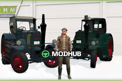 Мод на Трактори LanzBulldogHR8 Beta lsoldtimer для Фермер Симулятор 25