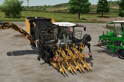 Ефективний Мод на Розумний Збирач Овочів Dewulf для Farming Simulator 25