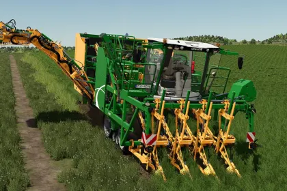 Ефективний Мод на Розумний Збирач Овочів Dewulf для Farming Simulator 25 — 3