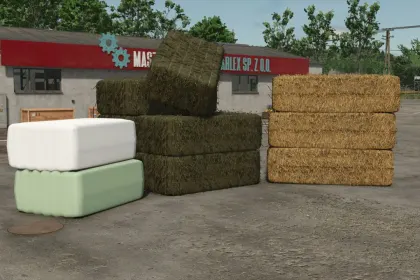 Ефективні Придбані Квадратні Снопи 120x70 для Farming Simulator 25 — 1