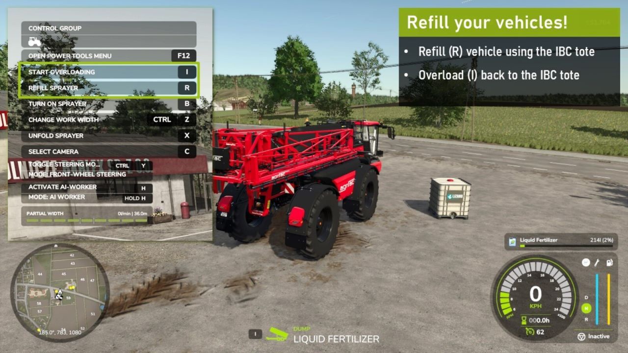 Ефективний Мод на Перезаряджуваний IBC Контейнер для Farming Simulator 25