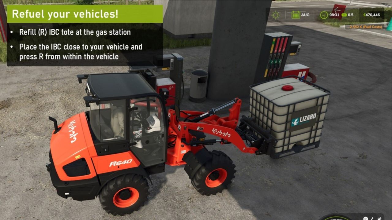 Ефективний Мод на Перезаряджуваний IBC Контейнер для Farming Simulator 25