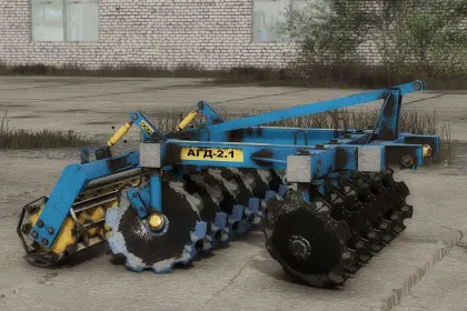 Efektywny Pług Dyskowy AGD-21 do Farming Simulator 25